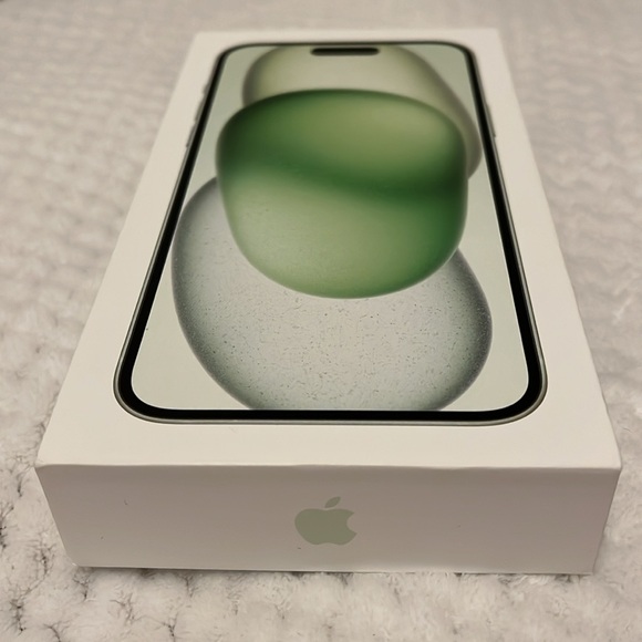 EMPTY BOX for iPhone 15 Plus, Green, 256GB, Model A2847 - Picture 5 of 6
